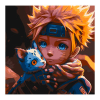 Картина по номерах Аніме Наруто Naruto 40x40 см (25920) - вид 1 мініатюра