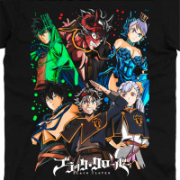 Футболка Чорний Клевер Black Clover MRZ v353 S (26175) - вид 1 мініатюра