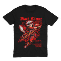 Футболка Чорна Конюшина Black Clover MRZ v371 S (26295) - вид 1 мініатюра