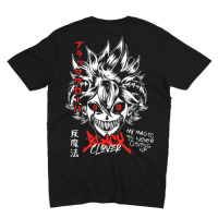 Футболка Чорна Конюшина Black Clover MRZ v374 L (26315) - вид 2 мініатюра