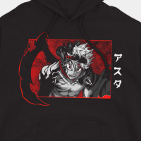 Худі Аста Чорна Конюшина Black Clover MRZ v391 S (26427) - вид 2 мініатюра