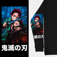 Худи Танджиро Камадо Demon Slayer MRZ v397 XL (26455) - вид 4 миниатюра