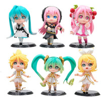 Набір фігурок Міку Хацуне Vocaloid Hatsune Miku чібі 6шт v76 8см (26668) - вид 1 мініатюра