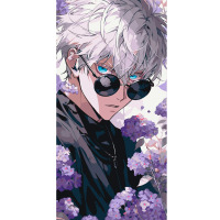 Картина за номерами Годжо Сатору Gojo Satoru Магічна битва Jujutsu Kaisen 40х80см (26820) - вид 1 мініатюра