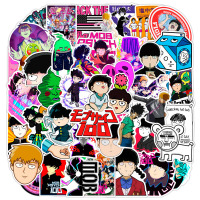 Набір стікерів Моб Психо 100 - Mob Psycho 100 50шт (26838) - вид 1 мініатюра