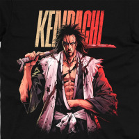 Футболка Кенпачи Зараки Блич Bleach MRZ v423 M (27038) - вид 1 миниатюра