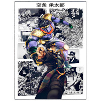 Картина на металі Неймовірні пригоди ДжоДжо: Jojo's Bizarre Adventure 20x30 см (27226)