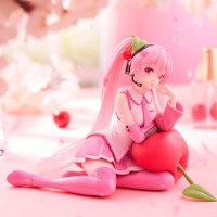 Фігурка Taito Vocaloid - Hatsune Miku - Desktop Cute - Sakura, Sakuranbo Cushion ver. 15см (27401) - вид 1 мініатюра