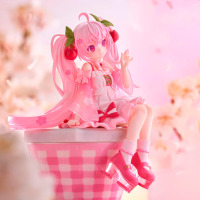 Фігурка Hatsune Miku Sakura Miku 2025 Noodle Stopper Figure 15см (27544) - вид 2 мініатюра
