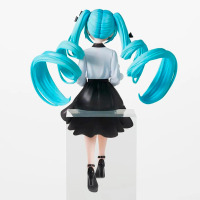 Фігурка Міку Хацуне, Sega Hatsune Miku x Cinnamoroll x Milk, Osumashi ver, Chokonose 14 см (27545) - вид 3 мініатюра