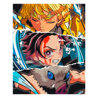 Картина по номерах Demon Slayer 40х50 см (27628) - вид 1 мініатюра