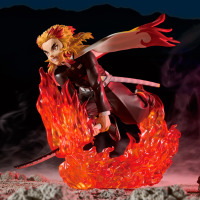 Фігурка Ренгоку Demon Slayer: Kimetsu no Yaiba - Kyojuro Rengoku Vibration Stars Plus Prize 14см (27634) - вид 1 мініатюра