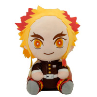 М'яка іграшка Ренгоку Demon Slayer: Kimetsu no Yaiba - Kyojuro Rengoku 20 см (27711) - вид 1 мініатюра