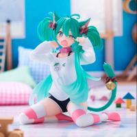 Фігурка Taito Хацуне Мику Desktop Cute Nekomimi T-Shirt Ver 13 см (27757) - вид 1 мініатюра