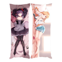 Подушка Обнимашка Дакимакура Катагава Марин Kitagawa Marin в школьном и готическом образах 120х40см (27959)