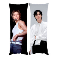 Подушка Обнимашка Дакимакура Темин (Taemin, SHINee) в сценическом и элегантном образах 120х40см (27974)