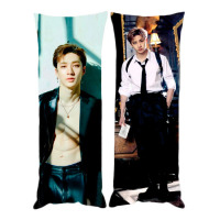 Подушка Обнимашка Дакимакура Бан Чан (Bang Chan, Stray Kids) в сценическом и стильном образах 150х50см (27975)