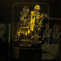 Світильник-нічник нічник Bungou Stray Dogs — Дазай та Чуя 16 кольорів USB (27993) - вид 1 мініатюра