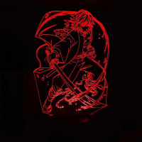 Світильник-нічник Kimetsu no Yaiba — Giyu Tomioka 16 кольорів USB (27994) - вид 2 мініатюра