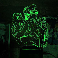 Світильник-нічник JoJo — Jotaro Kujo Stardust Crusaders 16 кольорів USB (27997) - вид 1 мініатюра