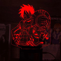Світильник-нічник Манки Д. Луффи Monkey D. Luffy One Piece 16 кольорів USB (28000) - вид 1 мініатюра