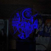 Світильник-нічник Хогвартс школа чарів і чаклунства Hogwarts 16 кольорів USB (28003) - вид 2 мініатюра