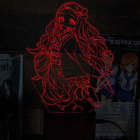 Світильник-нічник Cute Kamado Nezuko Demon Slayer 16 кольорів USB (28005) - вид 1 мініатюра