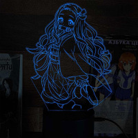 Світильник-нічник Cute Kamado Nezuko Demon Slayer 16 кольорів USB (28005) - вид 2 мініатюра