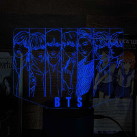 Світильник-нічник БТС BTS16 кольорів USB (28006) - вид 1 мініатюра