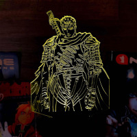 Світильник-нічник Гатс Berserk Чорний мечник 16 кольорів USB (28011) - вид 2 мініатюра