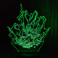 Светильник-ночник Сяо Геншин Импакт v2 - Genshin Impact 16 цветов USB (28013)