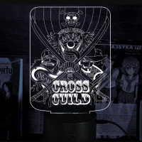 Світильник-нічник Кросс Гильдія One Piece 16 кольорів USB (28017) - вид 1 мініатюра