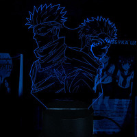 Світильник-нічник Годжо Сатору та Ітадорі Юджі Jujutsu Kaisen 16 кольорів USB (28019) - вид 1 мініатюра