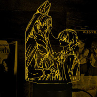 Світильник-нічник До зустрічі, мій король 16 кольорів USB (28023) - вид 2 мініатюра