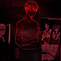 Світильник-нічник Haikyu!! Волейбол!! Тобіо Кагеяма 16 кольорів USB (28024) - вид 1 мініатюра