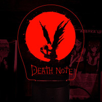 Світильник-нічник Зошит Смерті Death Note 16 кольорів USB (28030) - вид 1 мініатюра
