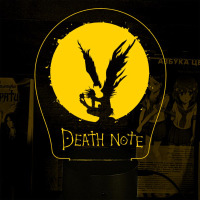 Світильник-нічник Зошит Смерті Death Note 16 кольорів USB (28030) - вид 2 мініатюра