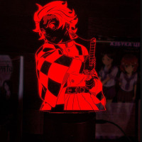 Світильник-нічник Танджиро Камадо Клинок Розсікаючий демонів - Demon Slayer 16 кольорів USB (28048) - вид 1 мініатюра