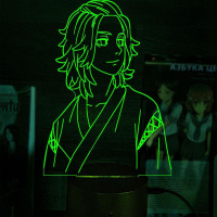 Світильник-нічник Манджіро Сано Токійські Месники - Tokyo Revengers 16 кольорів USB (28051) - вид 1 мініатюра