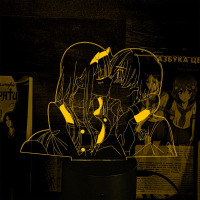 Світильник-нічник Нуль Друга і Хіро Zero Two Hiro 16 кольорів USB (28058) - вид 1 мініатюра