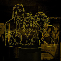 Світильник-нічник Токійські месники 16 кольорів USB (28062) - вид 1 мініатюра