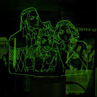 Світильник-нічник Токійські месники 16 кольорів USB (28062) - вид 2 мініатюра