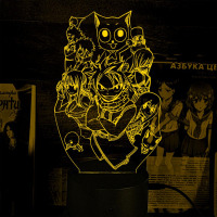 Светильник-ночник Фейри Тейл Fairy Tail 16 цветов USB (28065)