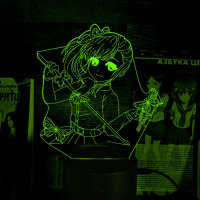 Светильник-ночник Канаэ Кочо Клинок, рассекающий демонов 16 цветов USB (28067)