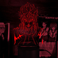 Светильник-ночник Йошикаге Кира JoJo's Bizarre Adventure Причудливые приключения ДжоДжо 16 цветов USB (28069)