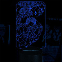 Светильник-ночник Death Note Тетрадь Смерти 16 цветов USB (28072) - вид 2 миниатюра