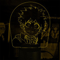 Светильник-ночник Изуку Мидория Izuku Midoriya 16 цветов USB (28080)