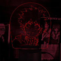 Светильник-ночник Изуку Мидория Izuku Midoriya 16 цветов USB (28080) - вид 2 миниатюра