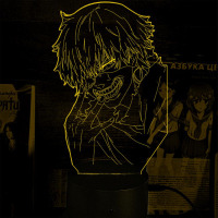 Светильник-ночник Канеки Tokyo Ghoul 16 цветов USB (28083) - вид 1 миниатюра