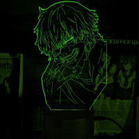 Светильник-ночник Канеки Tokyo Ghoul 16 цветов USB (28083) - вид 2 миниатюра